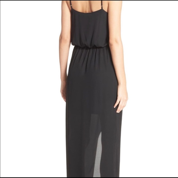 Nordstrom Charles Henry Surplice hi/low Maxi Dress - Picture 3 of 10